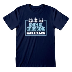 Animal Crossing Unisex Adult Icons T-shirt XXL Marinblå Navy XXL