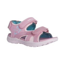 Geox Girls Vaniett Sandals 1 UK Pink/Aqua Blue Pink/Aqua Blue 1 UK