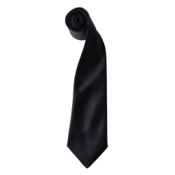 Premier Colors Satin Clip Tie för män (Pack om 2) En one size Svart Black One size