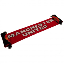 Manchester United FC Scarf One Size Röd Red One Size