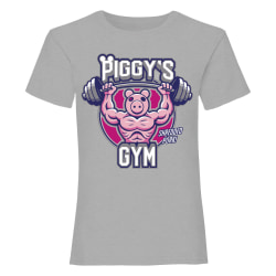 Piggy Girls Gym T-shirt 7-8 år Heather Grey Heather Grey 7-8 Years
