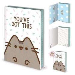 Pusheen You've Got This Furry A5 Notebook One Size Vit/Brun White/Brown One Size