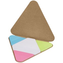 Bullet Triangle Sticky Note Pad One Size Brun Brown One Size