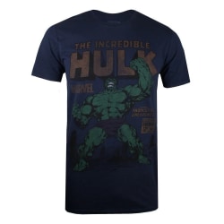 Hulk Herr Rage T-shirt L Marinblå Navy L