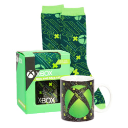 Xbox barn/barn logotyp mugg och sock set One size grön Green One Size