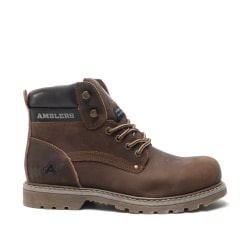 Amblers Dorking Mens Casual Leather Boot / Mens Boots / Mens Bo Brown Crazy Horse 11 UK