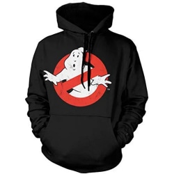 Ghostbusters Män Distressed Logo Hoodie M Svart Black M