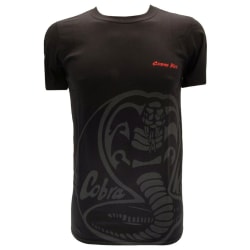 Cobra Kai Herr Logotyp T-shirt S Svart Black S