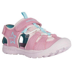 Geox Girls Vaniett Sandals 10 UK Child Pink/Aqua Blue Pink/Aqua Blue 10 UK Child