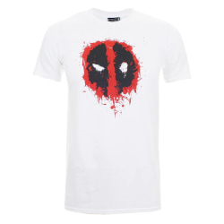 Deadpool Herr Logotyp T-Shirt XL Vit White XL