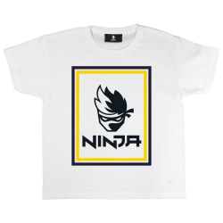 Ninja Girls Logo T-Shirt 13-14 år Vit White 13-14 Years