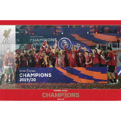 Liverpool FC Premier League Champions 2019-20 Trophy Poster One Multicoloured One Size