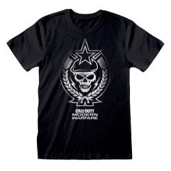 Call Of Duty Mens Modern Warfare Skull Star T-shirt 3XL Svart Black 3XL