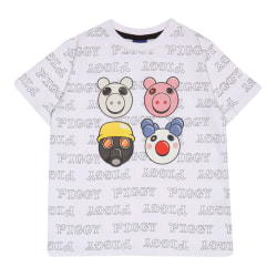 Piggy Boys Characters T-Shirt 10-11 år Vit White 10-11 Years