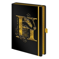 Harry Potter Hufflepuff Folie A5 Composition Notebook One Size B Black/Gold One Size