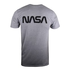 NASA Circle Logo T-shirt för män M Sports Grå Sports Grey M