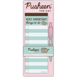 Pusheen Magnetic To Do List Set One Size Rosa/Seafoam/Vit Pink/Seafoam/White One Size