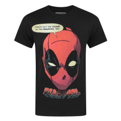 Deadpool Mens Chump T-Shirt XL Svart/Röd Black/Red XL