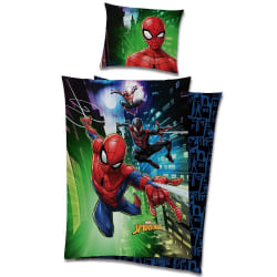Spider-Man City Cover Set Enkel Röd/Grön/Blå Red/Green/Blue Single