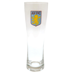 Aston Villa FC Tall ölglas One Size Clear/Claret Red/Sky Bl Clear/Claret Red/Sky Blue One Size