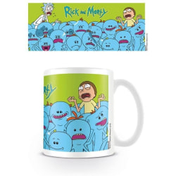 Rick och Morty Mr Meeseeks mugg En one size blå/grön Blue/Green One Size