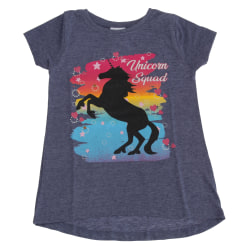 Childrens Girls Unicorn Squad T-shirt 5-6 Years Denim Marl Denim Marl 5-6 Years