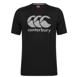 Canterbury Mens Core Logo Vapodri T-Shirt S Svart Black S