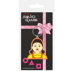 Squid Game Doll Gummi Nyckelring One Size Gul/Orange/Svart Yellow/Orange/Black One Size