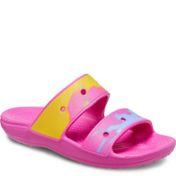 Crocs Dam/Dam Klassiska Ombre Sandals 4 UK Pink Pink 4 UK
