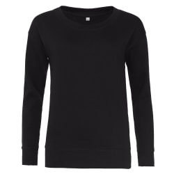 AWDis Hoods Dam/Dam Girlie Fashion Sweatshirt XL Jet Blac Jet Black XL