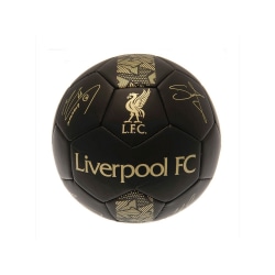 Liverpool FC Phantom Signature Football 1 Svart/Guld Black/Gold 1