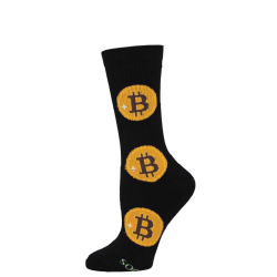Socksmith Herr Bitcoin Strumpor One Size Svart Black One Size