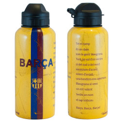 FC Barcelona Aluminium Dryckesflaska One Size Gul Yellow One Size