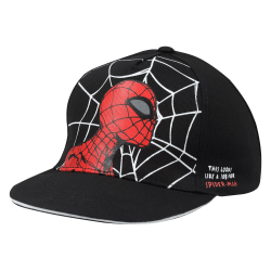 Spider-Man Girls Web Head Baseball Cap One Size Svart/Vit/Röd Black/White/Red One Size
