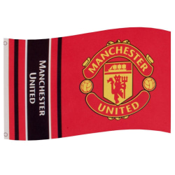 Manchester United FC WM Flagga One Size Röd Red One Size
