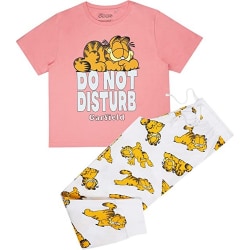 Garfield Dam/Dam Stör ej Pyjamas Set M Rosa/Vit/O Pink/White/Orange M