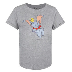 Dumbo Dam/Dam Happy Cotton T-Shirt XL Heather Grey Heather Grey XL
