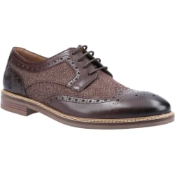 Hush Puppies Mens Bryson Leather Oxfords 12 UK Chocolate Brown Chocolate Brown 12 UK