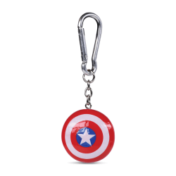Captain America Shield 3D nyckelring One Size Röd/Vit/Blå Red/White/Blue One Size