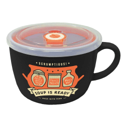 Nightmare Before Christmas Soup Is Ready Soup and Snack Mug One Black One Size