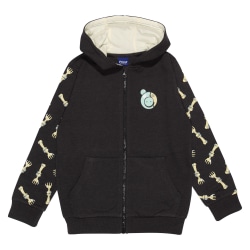 Piggy Girls Zombie Hoodie med dragkedja 8-9 år Charcoal Charcoal 8-9 Years