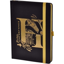 Harry Potter Premium Hufflepuff A5 Notebook One Size Black/Yell Black/Yellow One Size
