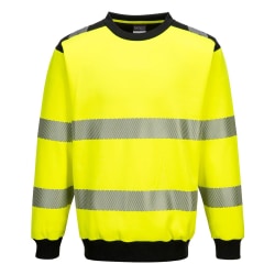 Portwest Herr PW3 Hi-Vis Sweatshirt XXL Gul/Svart Yellow/Black XXL