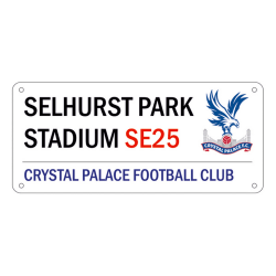 Crystal Palace FC officiella Selhurst Park Metal Football Club St White One Size