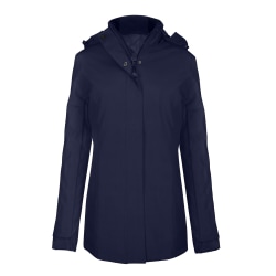 Kariban Hooded Parka Jacka Dam/Dam XL Marinblå Navy XL