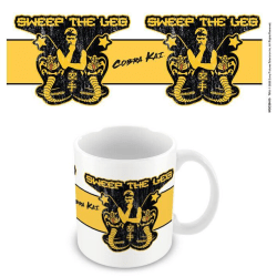 Cobra Kai Sweep The Leg Mug One Size Vit/Svart/Gul White/Black/Yellow One Size