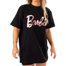 Barbie Dam/Dam Oversized T-shirt M Svart/Rosa Black/Pink M