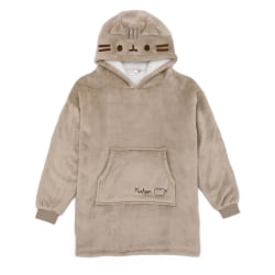 Pusheen Girl Hoodie Filt One Size Brun Brown One Size