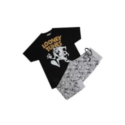 Looney Tunes Herr Taz Long Pyjamas Set S Svart/Grå/Vit Black/Grey/White S