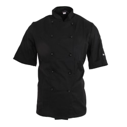 Dennys AFD Adults Unisex Thermocool Chefs Jacket (paket med 2) M Black M